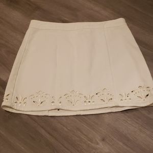 White skirt